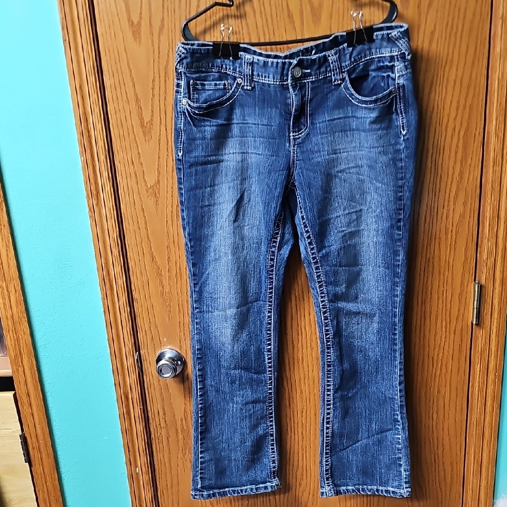 Maurices Dark Blue Boot Cut Jeans